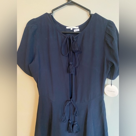NWT Revolve Tularosa Tallulah Navy Blue Tassel
Keyhole Dress Size S - Picture 4 of 12